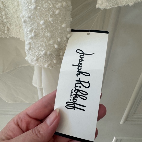 Joseph Ribkoff Cream Textured Blouse - Picture 2 of 5